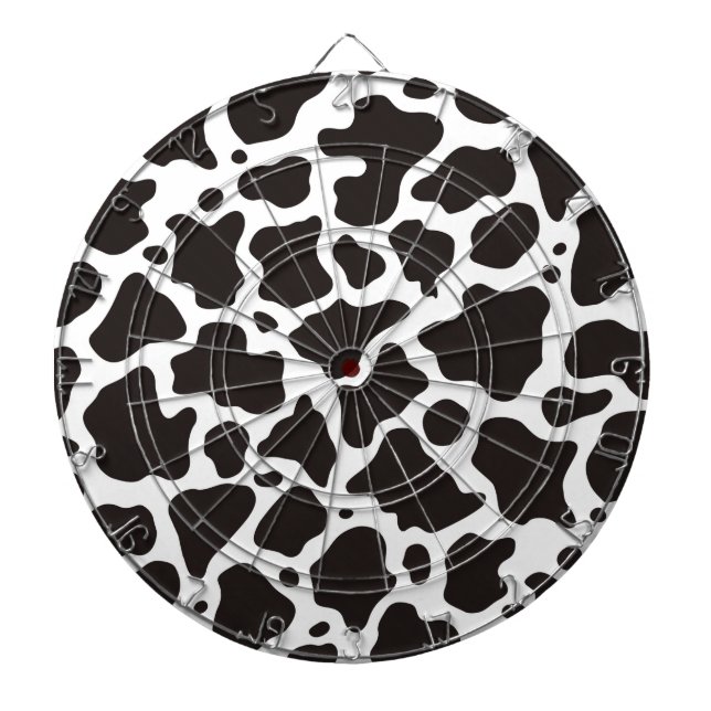 Cow pattern background dartboard (Front)