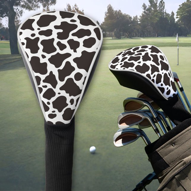 Cow pattern background golf head cover (Creator Uploaded)