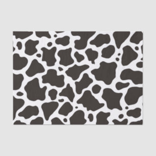 Cow pattern background tissue paper