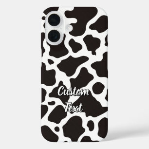 Cow Pattern iPhone 16 Case