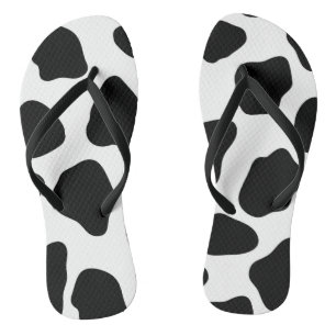 Cow pattern jandals