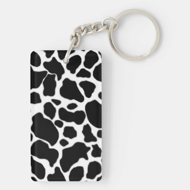 Cow Pattern Key Ring (Back)