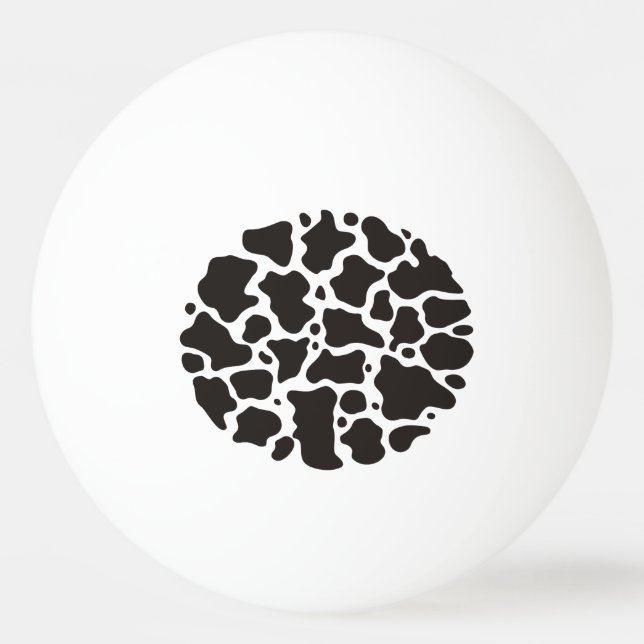 Cow Pattern Ping-Pong Ball (Front)