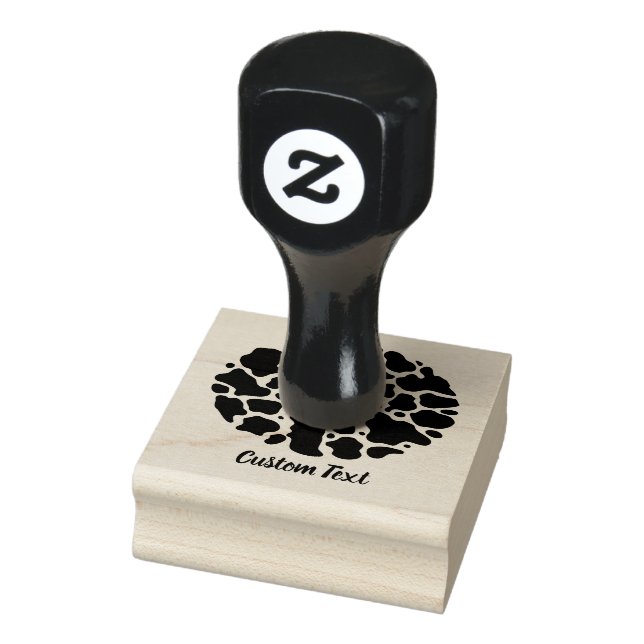 Cow Pattern Rubber Stamp (Stamp)