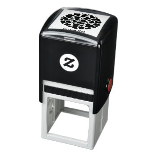 Cow Pattern Self-inking Stamp