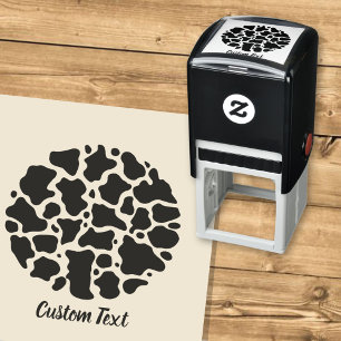 Cow Pattern Self-inking Stamp
