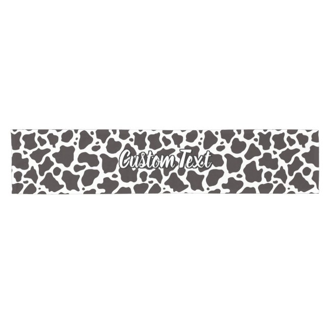 Cow Pattern Short Table Runner (Horizontal)
