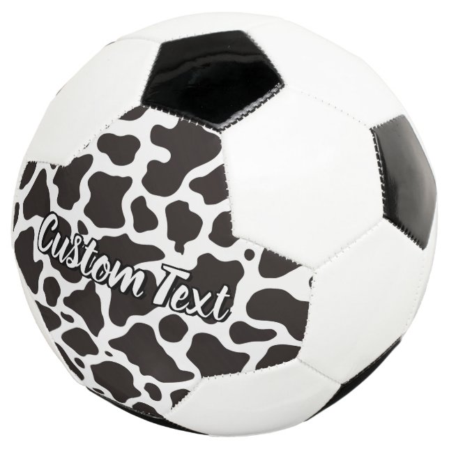 Cow Pattern Soccer Ball (Three Quarter)