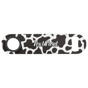 Cow Pattern Speed Bottle Opener