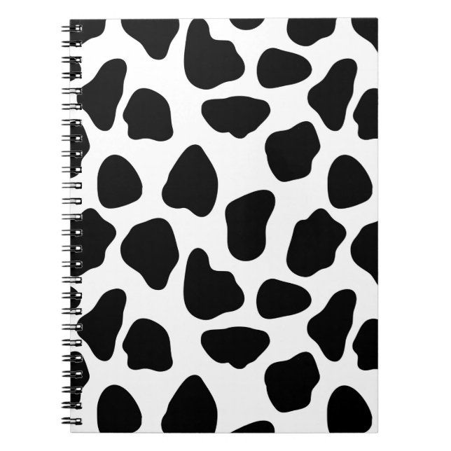 Cow pattern spiral notebook (Front)
