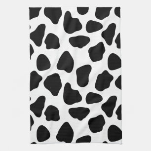 Cow pattern tea towel