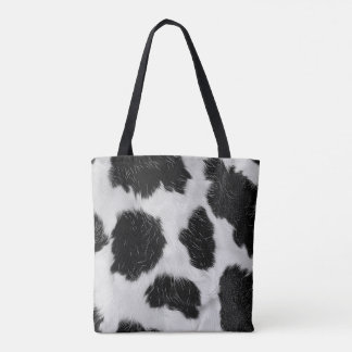 Cow pattern tote bag