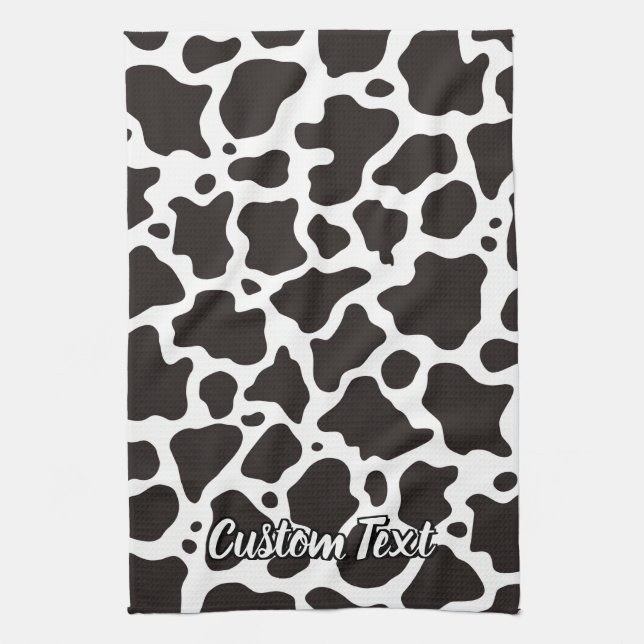 Cow Pattern Towel (Vertical)