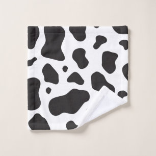 Cow Pattern Wash Cloth