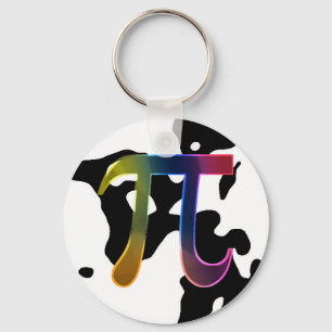 Cow PI Keychain