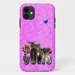 Cow Picture Logo With Highland Cow, Case-Mate iPhone Case