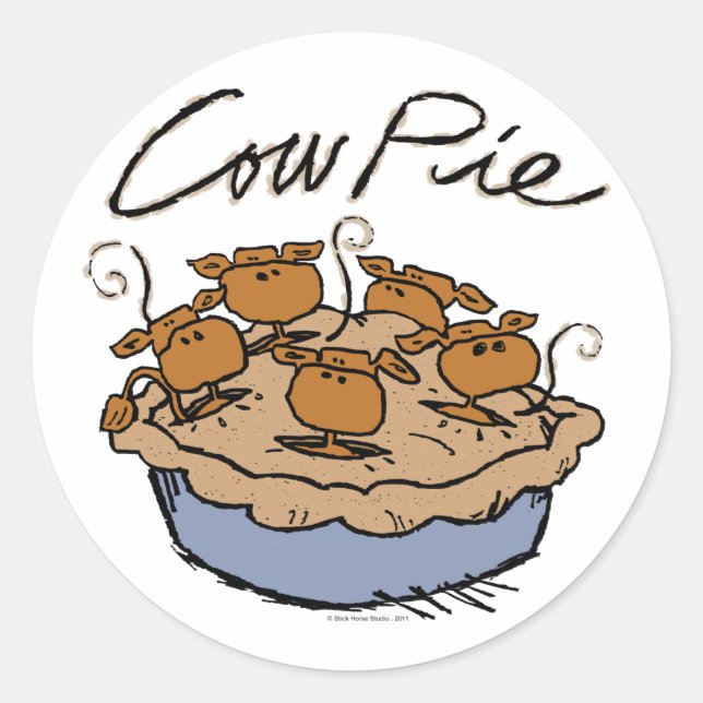Cow Pie Sticker (Front)