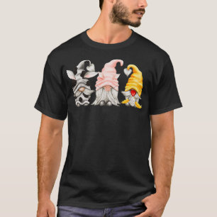 Cow Pig Chicken Gnomes Funny Easter Day Farm T-Shirt