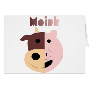 Cow + Pig = Moink card