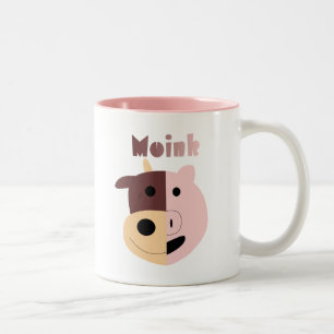 Cow + Pig = Moink coffee mug