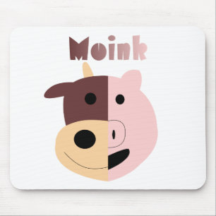 Cow + Pig = Moink mousepad