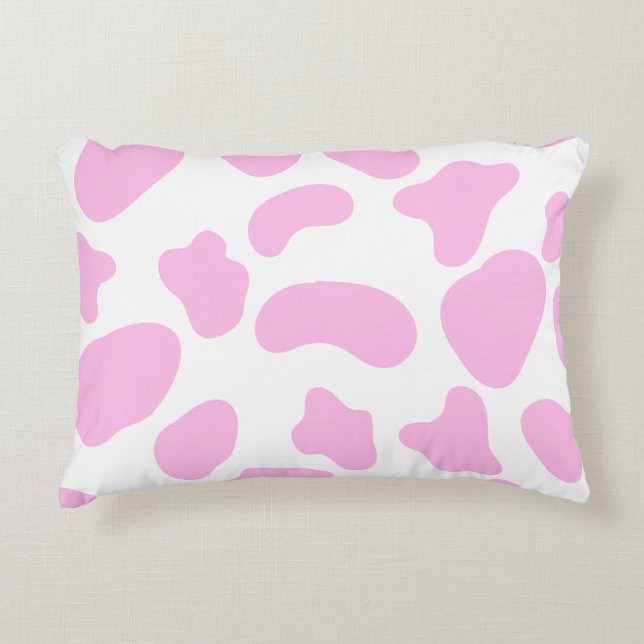 Cow Pink Decorative Cushion (Front)