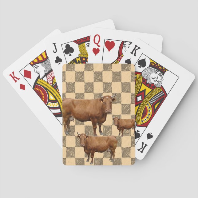 Cow Playing Card Deck (Back)