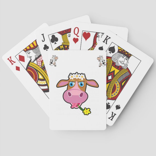 Cow Playing Card Deck (Back)