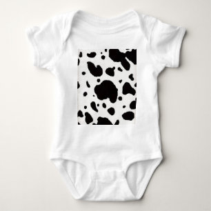 Cow Print Baby Bodysuit