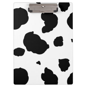 Cow Print Clipboard