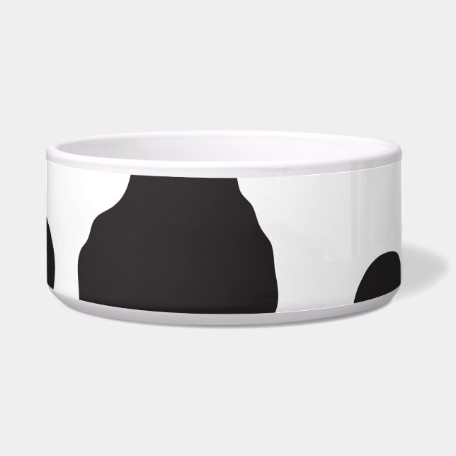 Cow Print, Cow Pattern, Cow Spots, Black And White (Front)
