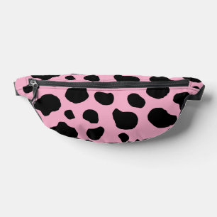 Cow Print, Cow Pattern, Cow Spots, Pink Cow Bum Bags