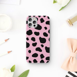 Cow Print, Cow Pattern, Cow Spots, Pink Cow Case-Mate iPhone Case