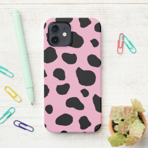 Cow Print, Cow Pattern, Cow Spots, Pink Cow iPhone 12 Case