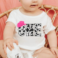 Cow Print Cowgirl Hat ONE First 1st Birthday Party