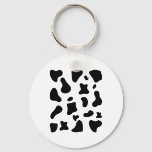 Cow Print Halloween Costume Cow Animal  Key Ring