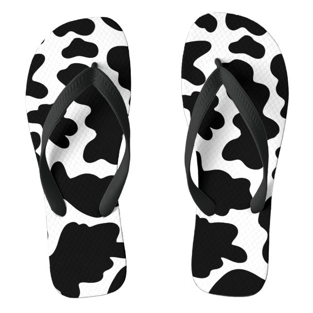 Cow Print Jandals (Footbed)