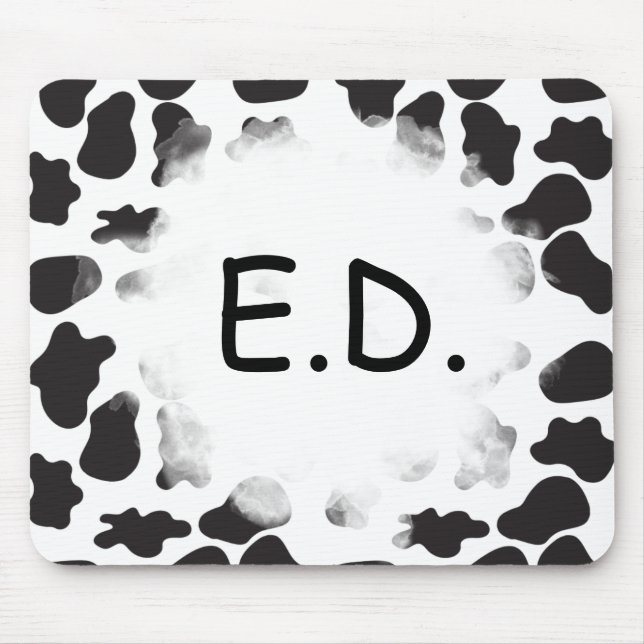 COW PRINT MOUSE PAD (Front)