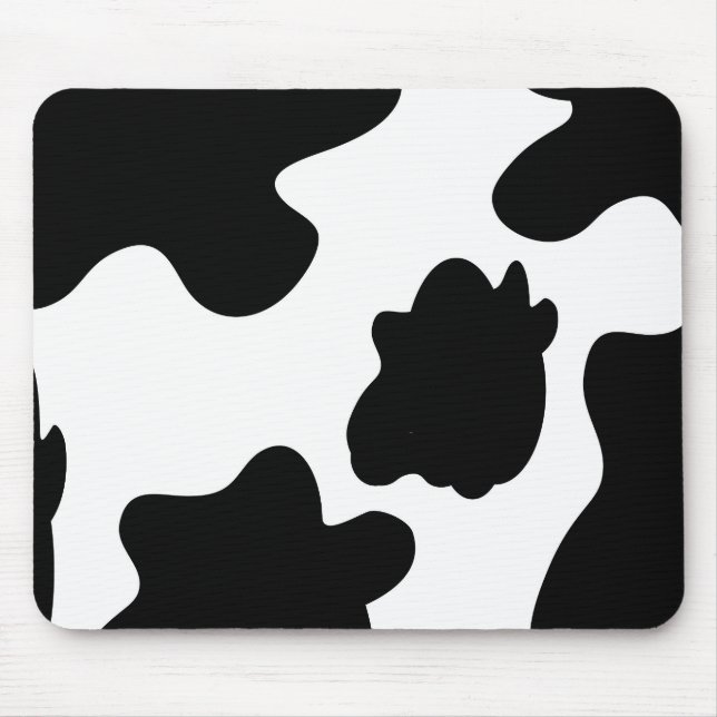 Cow Print Mouse Pad (Front)