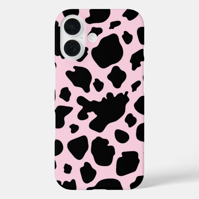 Cow Print on President Pink Case-Mate iPhone Case (Back)