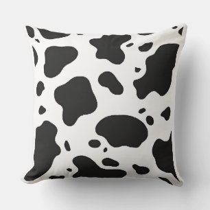 Cow Print Pattern Aesthetic Design for Farmcore Fa Cushion