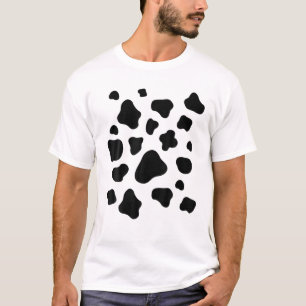 Cow Print Pattern Animal Halloween Costume Idea Gi T-Shirt