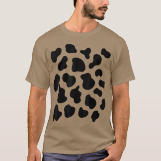 Cow Print Pattern Animal Halloween Costume T-Shirt