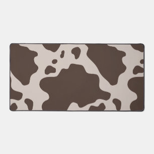 Cow Print - Stylish Animal Pattern for Modern Deco Desk Mat