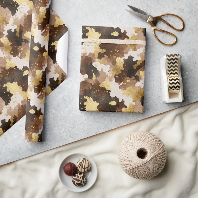 Cow Print Wrapping Paper (Crafts)
