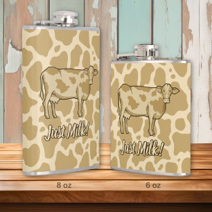 Cow Profile Hip Flask