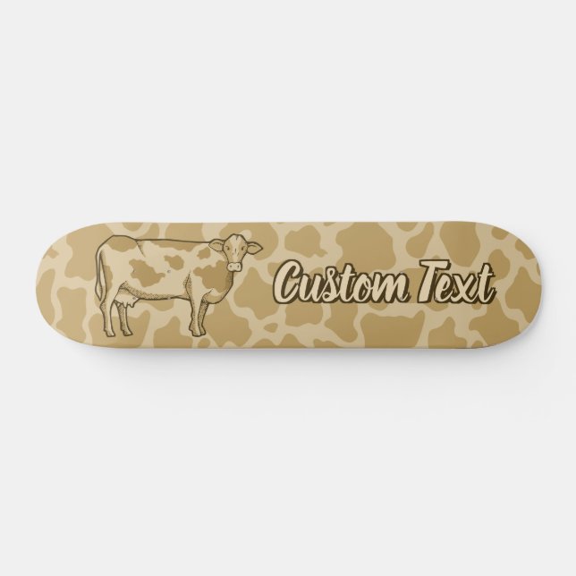 Cow Profile Skateboard Deck (Horz)