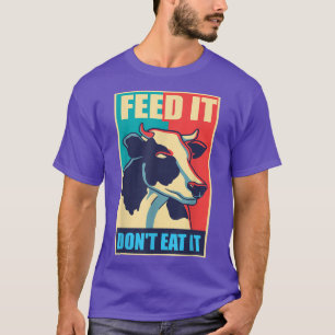 Cow protect animals lover milk vegan vegetarian ea T-Shirt