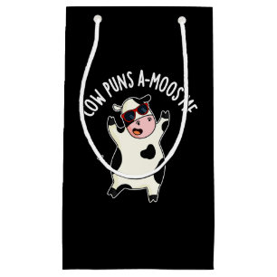 Cow Puns Amoos Me Funny Cow Pun  Small Gift Bag