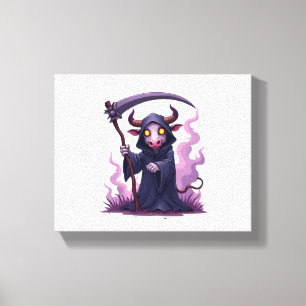 Cow Reaper Canvas Print
